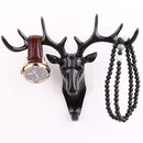 1743 Deer Head Self Adhesive Wall Door Hook Hanger