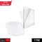 1758 Self Adhesive Tape Double Sided Heavy Duty Tap for Wall, Kitchen, Office, Wall, Car | Stickers for Home (Pack of 10 Pcs) (Size - 6cm x 6cm Each, Transparent) 