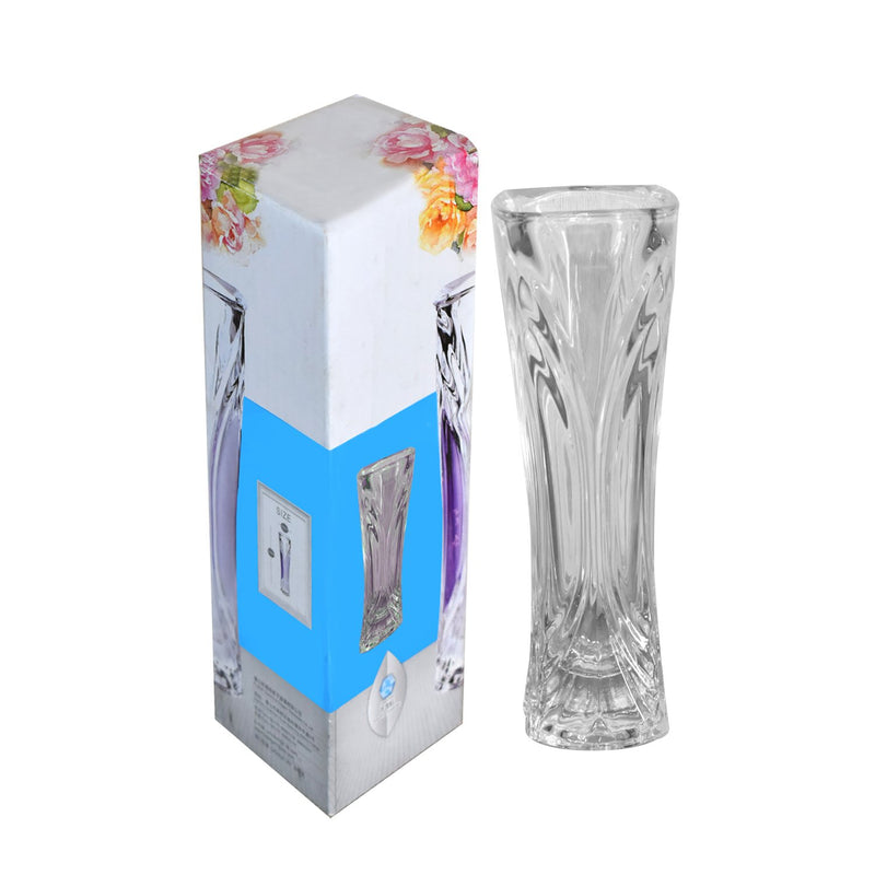 1851 Glass Flower Pot, Crystal Clear Vase for Living - 