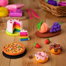 1918 Non-Toxic Creative 50 Dough Clay Mould 5 Different Colors, (Pack of 6 Pcs) - 