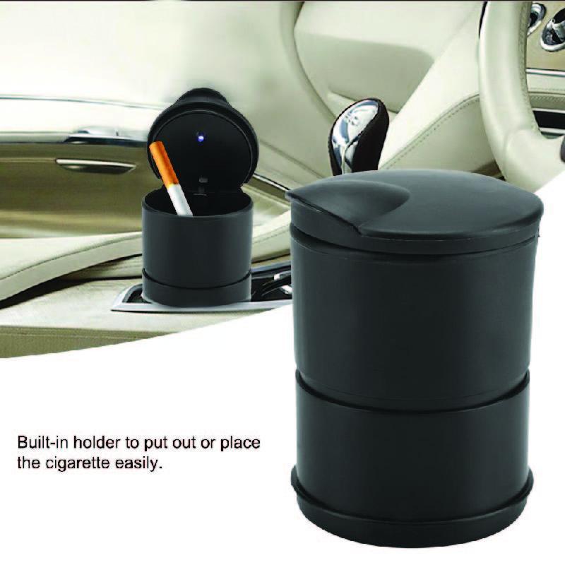 0876 Portable LED Ashtray Cup Holder for Cars/Truck/Auto