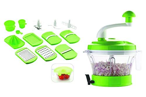 2057  Kitchen Manual Food Processor - Chopper, Blender, Atta Maker, Dough Kneader