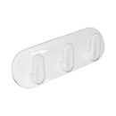 1616 Plastic Hooks for Wall Hanging Holder (1pc , 3 Hooks) - 