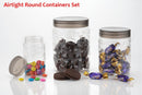 0598 3pcs Stone Jars Set (Big 1200ml, Medium 600ml & Small 250ml size)