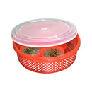 2392 Plastic Round Spice Box / Masala Dabba - 