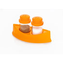 0148 Plastic Salt & Pepper Shakers/Masala Dabbi with Stand/Salt and Pepper Set for Dining Table
