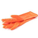 674 - Heavy Reusable Rubber Hand Gloves (Orange) - 1pc