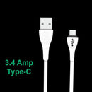 0309 Premium 3.4 Amp Fast Charging 1 m USB Type-C Cable