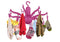 0229 -8-Claw Octopus Hanging Dryer 16 Clothes pegs, Simple to fold up and Put Away