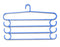 231 -4 Layer Plastic Hangers (Multicolour, 1 pc)