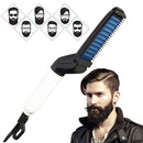 0348 Men's Beard and Hair Curling Straightener (Modelling Comb)