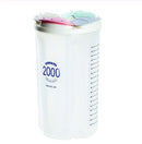 0766 Kitchen Storage - Transparent Sealed Cans/Jars/Storage Box 4 Section (2000ml)