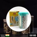 0618B 3 in 1 Transparent Air Tight Storage Dispenser Container (With Color Box)