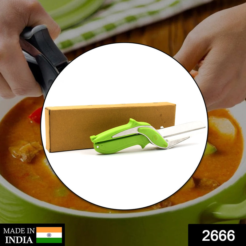 2666 Green Clever Cutter and shredder tool with effective sharp cutting blade system.