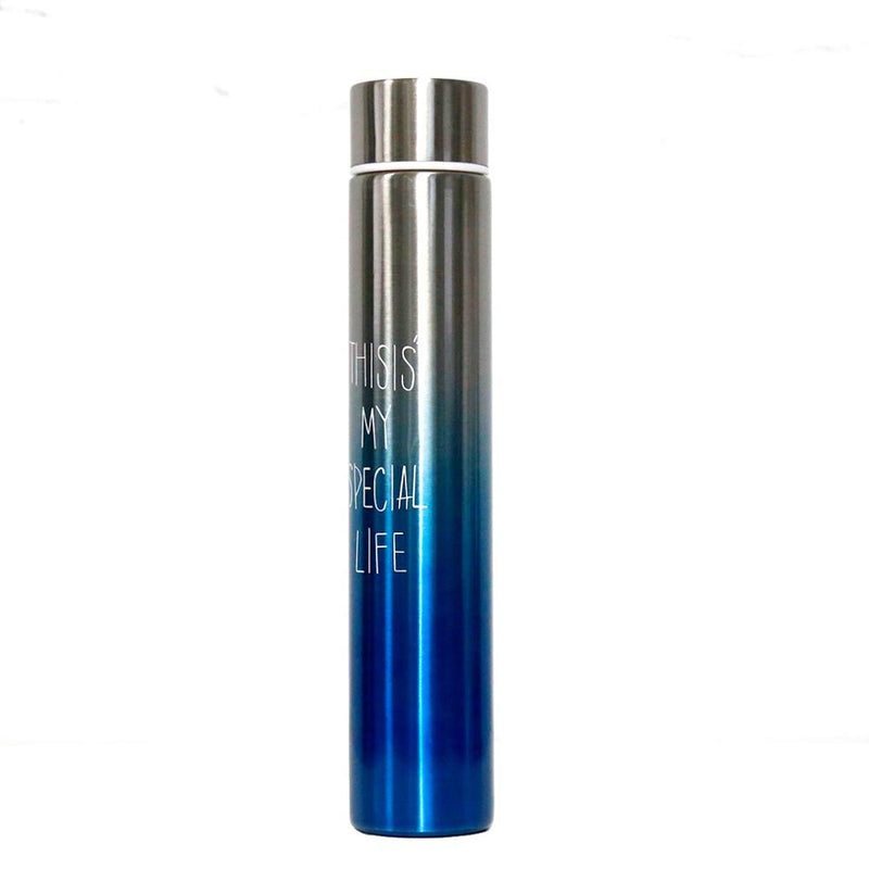 Vacuum Insulated Steel Water Bottle for Women, Stainless Steel BPA Free, 260 ML Running | Yoga | School | Gym | Fitness | Office Blue Bottle
