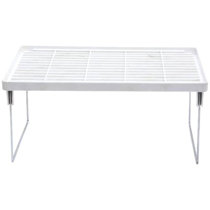 2310 Plastic 2 Layer Multi-Purpose Kitchen Storage Basket Rack - 