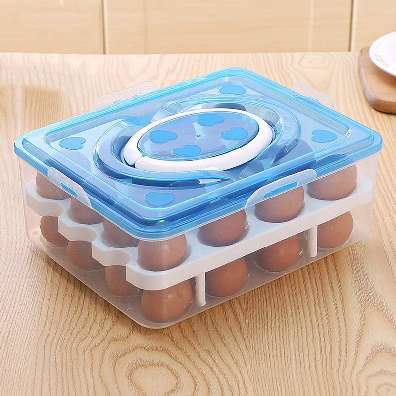 2315 Double Layer Refrigerator Egg Storage Box - 