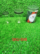 0598 3pcs Stone Jars Set (Big 1200ml, Medium 600ml & Small 250ml size) (plastic material)