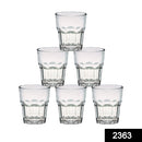 2363 Multi Purpose Drinking Glass Set (Set of 6 Pcs) - 