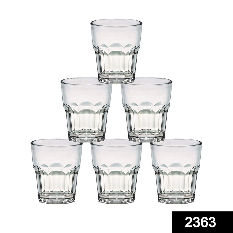2363 Multi Purpose Drinking Glass Set (Set of 6 Pcs) - 
