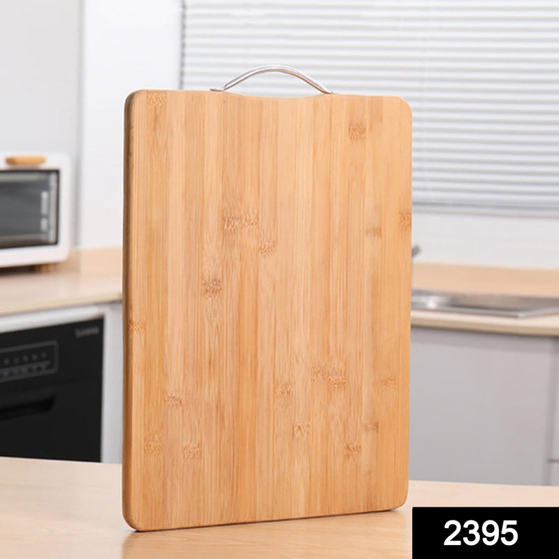 2395 Non-Slip Wooden Bamboo Cutting Board with Antibacterial Surface