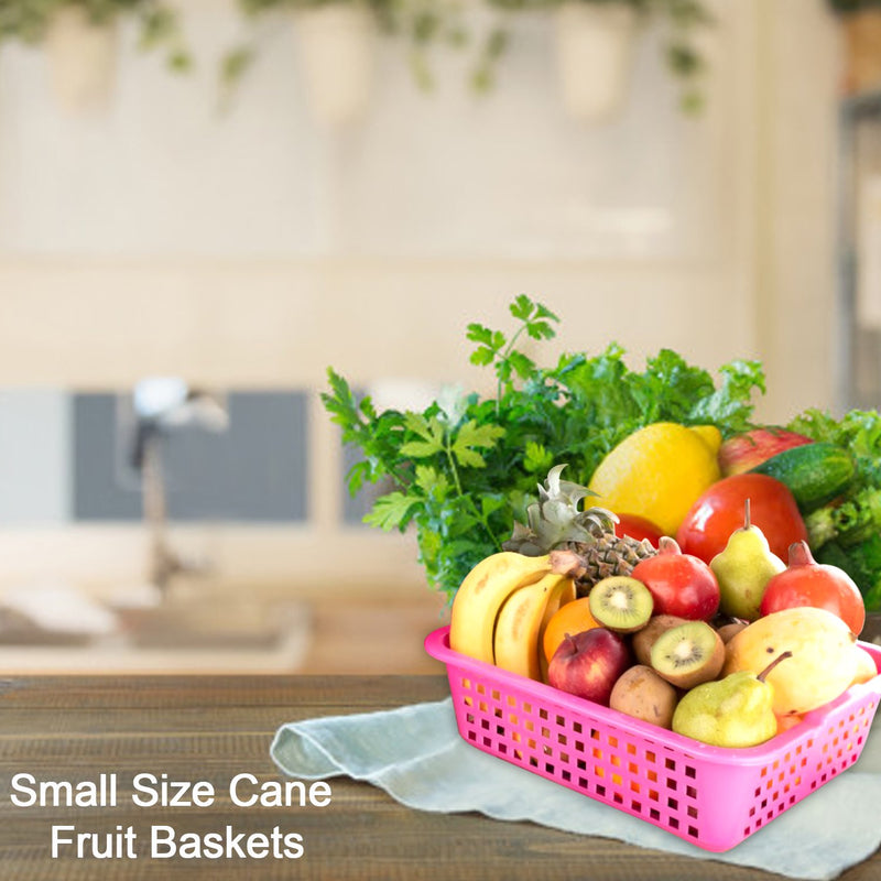 2481 Plastic Small Size Cane Fruit Baskets - Your Brand
