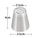 2516 Combo Stainless Steel 9 Russian Cake Icing Nozzles - Opencho