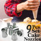 2516 Combo Stainless Steel 9 Russian Cake Icing Nozzles - Opencho