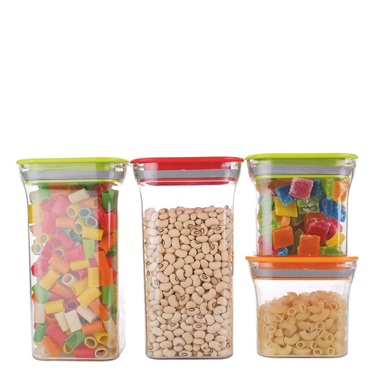 2568 Plastic Storage container Set with Opening Mouth