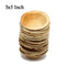 3213 Disposable Round Shape Eco-friendly Areca Palm Leaf Bowl (5x5 inch) (pack of 25) - 