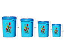 2239 Container Set For Kitchen Storage Airtight & Food Grade Plastic (Pack of 4) (3000ml,2000ml,1500ml,500ml)