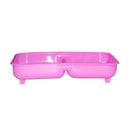 3654 3 in 1 Plastic Soap Box for Bathroom and Sink Organizer (Multicolour)