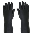 673 - Heavy Reusable Rubber Hand Gloves (Black) - 1pc
