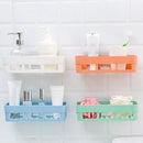 1094 Plastic Inter Design Bathroom Kitchen Organize Shelf Rack Shower Corner - 