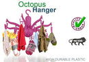 0229 -8-Claw Octopus Hanging Dryer 16 Clothes pegs, Simple to fold up and Put Away