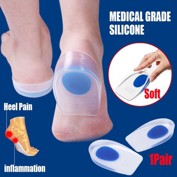 1413 Gel Heel cups Silicon Heel Pad for Heel Ankle Pain - 