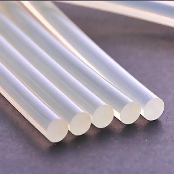 0483 Transparent HOT MELT Glue Sticks for DIY and Craft Work Big 10 mm 8 inch  (Set of 40)