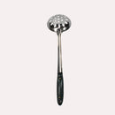 7007  Stainless Steel Slotted Spoon with Plastic Handle, Comfortable Grip Design Strainer Ladle for Kitchen(27cm). 