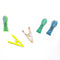 0333 Multipurpose Plastic Clothes Pegs / Hanging Clips / Cloth Drying Clips - 12 pcs (Flat)