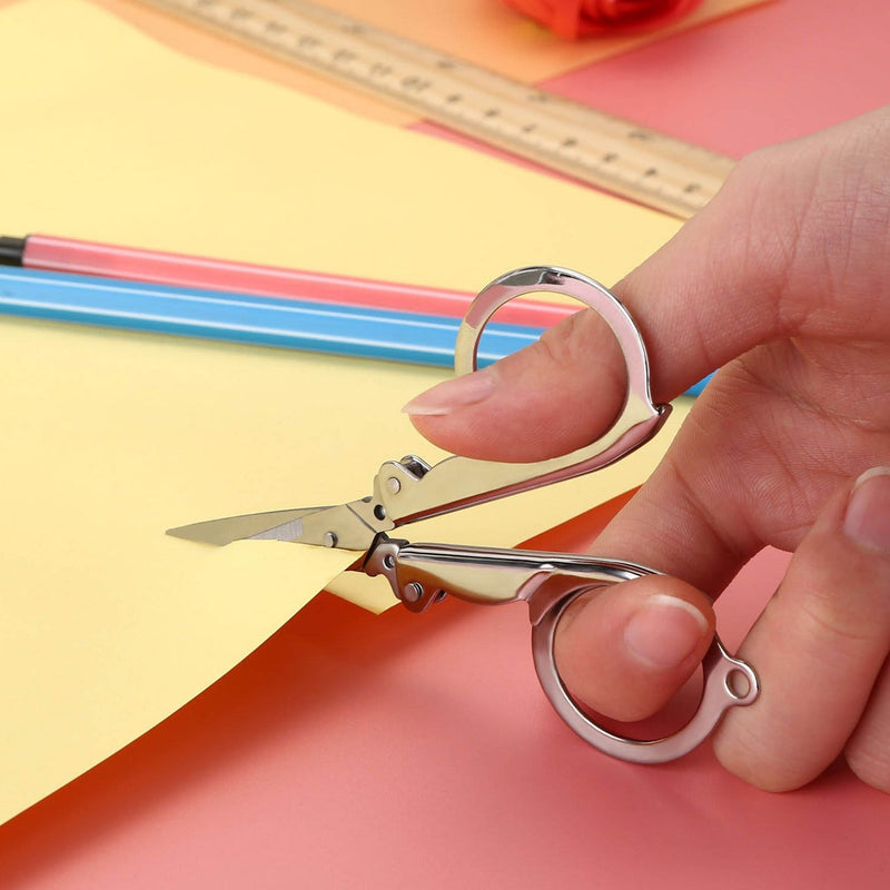 1784 Folding Scissor 3.5inch used in crafting and cutting purposes for childrens and adults.  