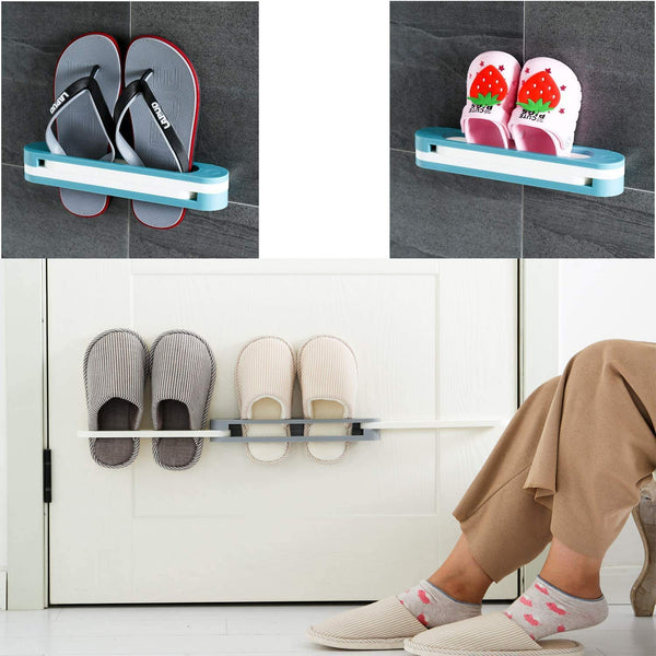 1122 Multifunction Folding Slippers/Shoes Hanger Organizer Rack 