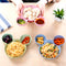 0863A Unbreakable Plastic Mickey Shaped Kids/Snack Serving Plate (Without Sticker)