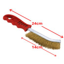 1568 Stainless Steel Wire Hand Brush Metal Cleaner Rust Paint Removing Tool - 