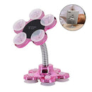 0637 -360 Rotatable Flower Shape Cellphone Holder (Multicolored With Box))