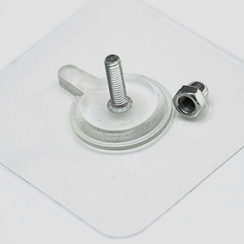 9017 Adhesive Screw Wall Hook used in all kinds of places including household and offices for hanging and holding stuffs etc.  