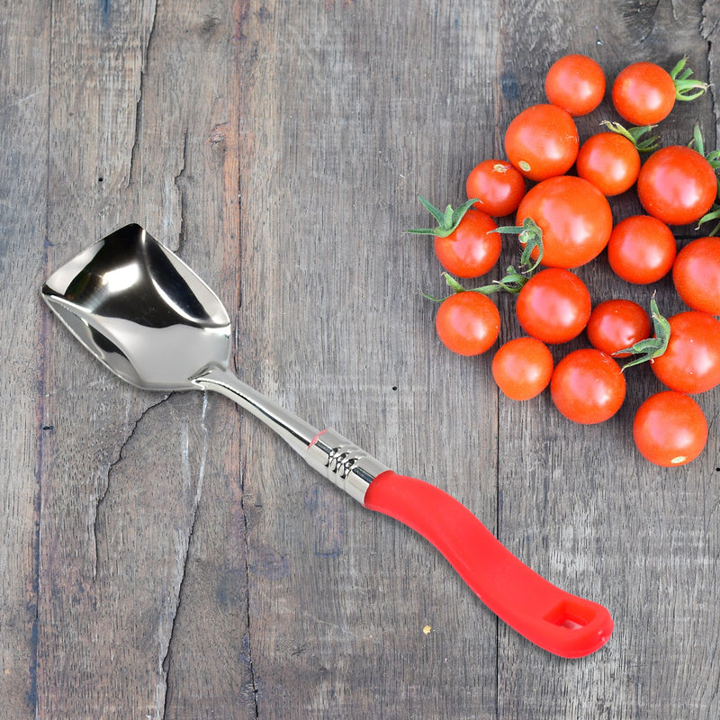 2938 Square Head Spoons Stainless Steel Spoon for Ice Cream, Dessert etc 