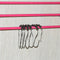 1797 Stainless Steel Bath Drape Clasp Curtain Hooks (Pack of 12 Pcs)