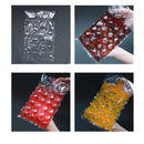 2905 Disposable Ice Cube Bags, Stackable Easy Release Ice Cube Mold Trays Self-Seal Freezing Maker, Cold Ice Pack Cooler Bag for Cocktail Food Wine 