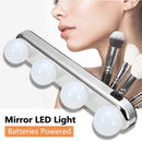 6189A Glow Make Up Light Portable Cosmetic Kit Battery Powered Mirror Lighting Super Bright 