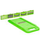 7014 Plastic 6 In 1 Vegetable Slicer Cutter (Multicolour) - 